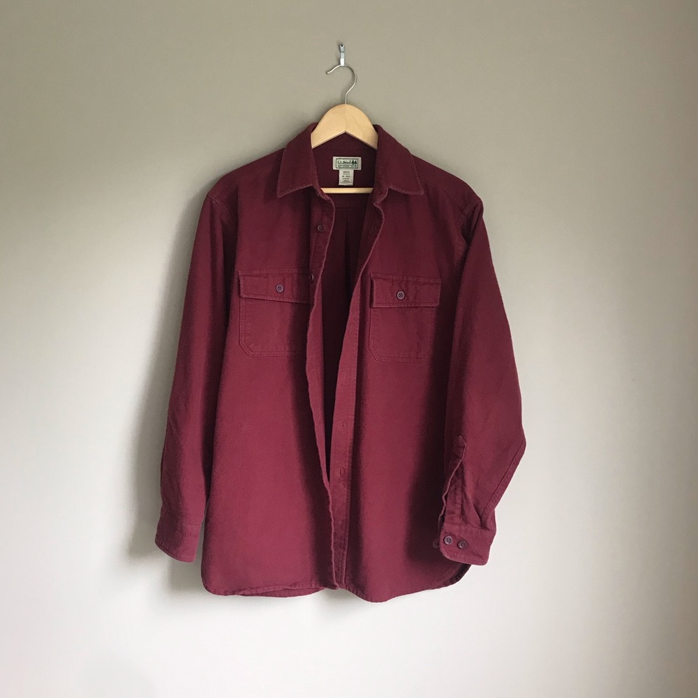 L.L. Bean Chamois Flannel Button Down - Size M
